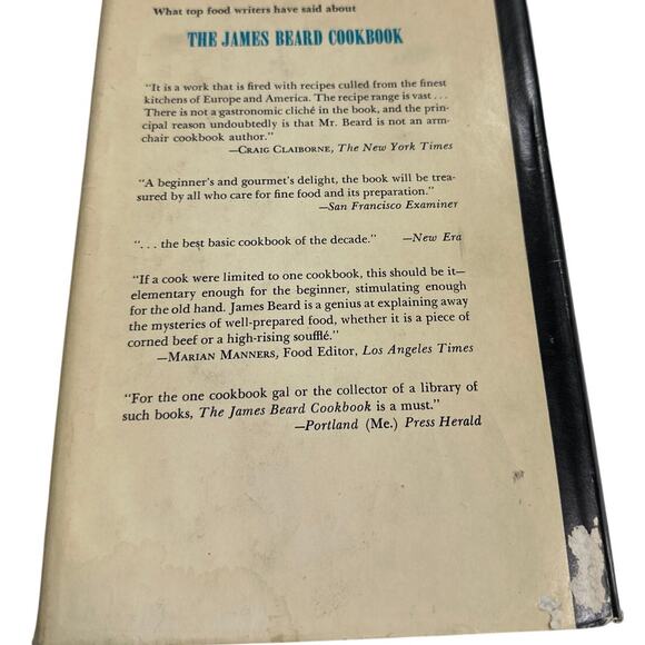 The James Beard Cookbook 1st Edition 1970 Hardcover Book Club w/Dust Jacket - Picture 2 of 9